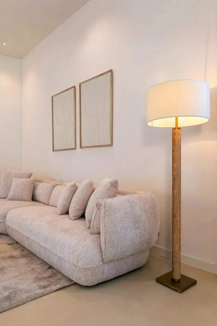 Vloerlamp LOREN bruin