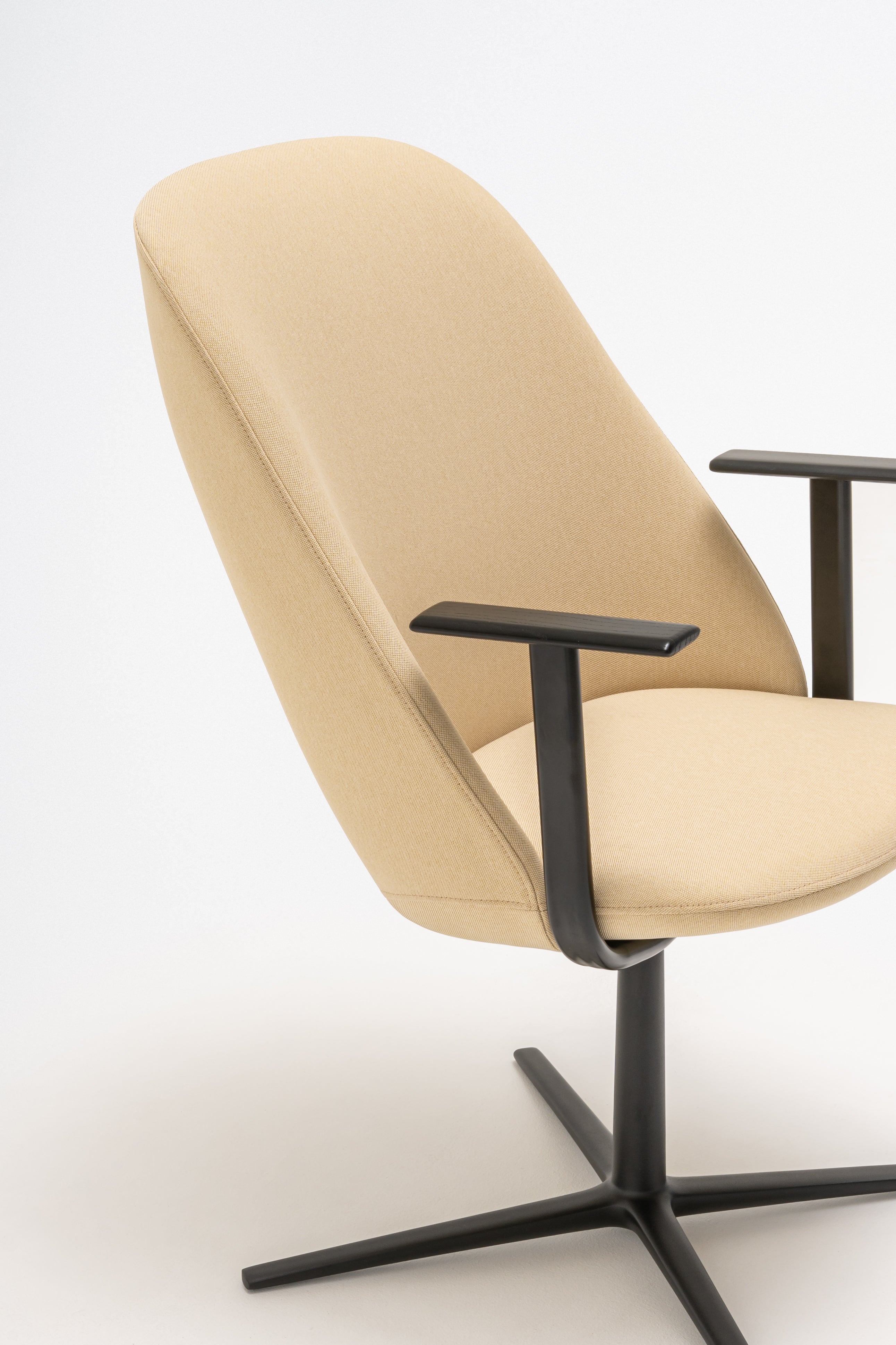 Armchair with a high backrest.