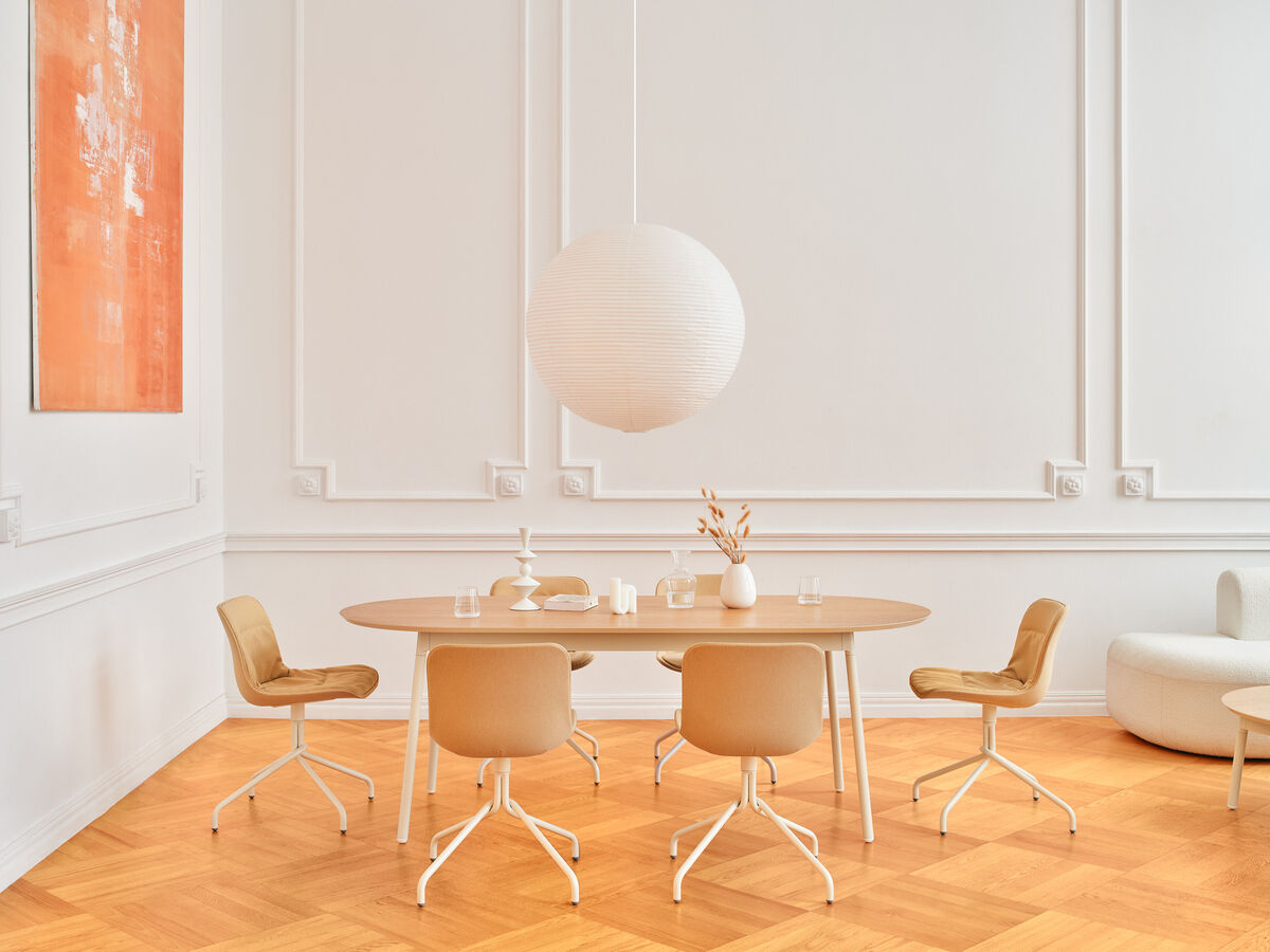 Krzesło obrotowe BALTIC 2 SOFT DUO z metalową podstawą - kolor do wyboru [Milena] MDD    Eye on Design