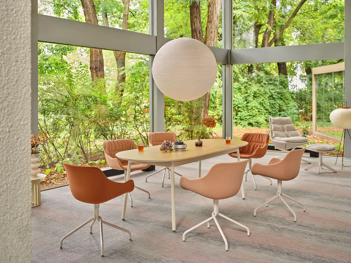 Krzesło obrotowe BALTIC SOFT DUO z metalową podstawą - kolor do wyboru [Milena] MDD    Eye on Design