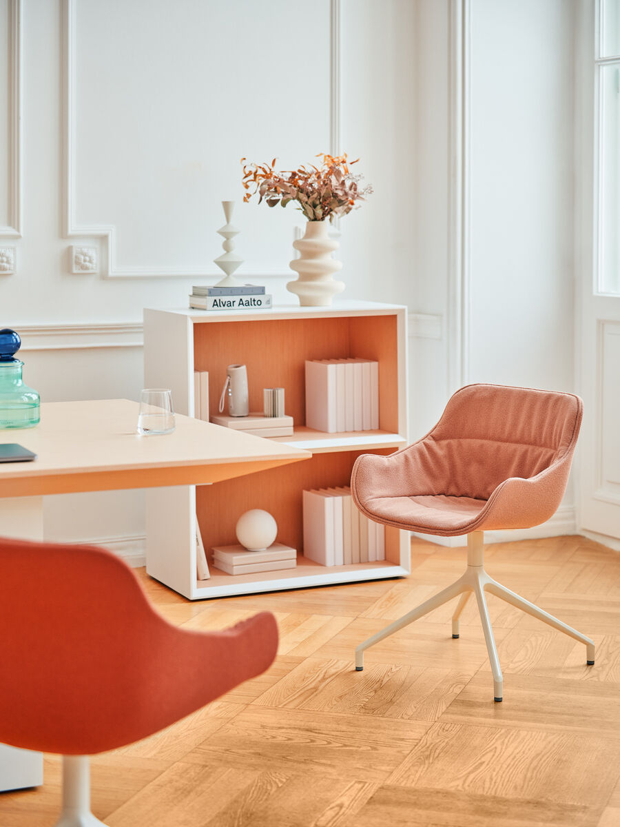 Krzesło obrotowe BALTIC SOFT DUO z aluminiową podstawą - kolor do wyboru [Milena] MDD    Eye on Design