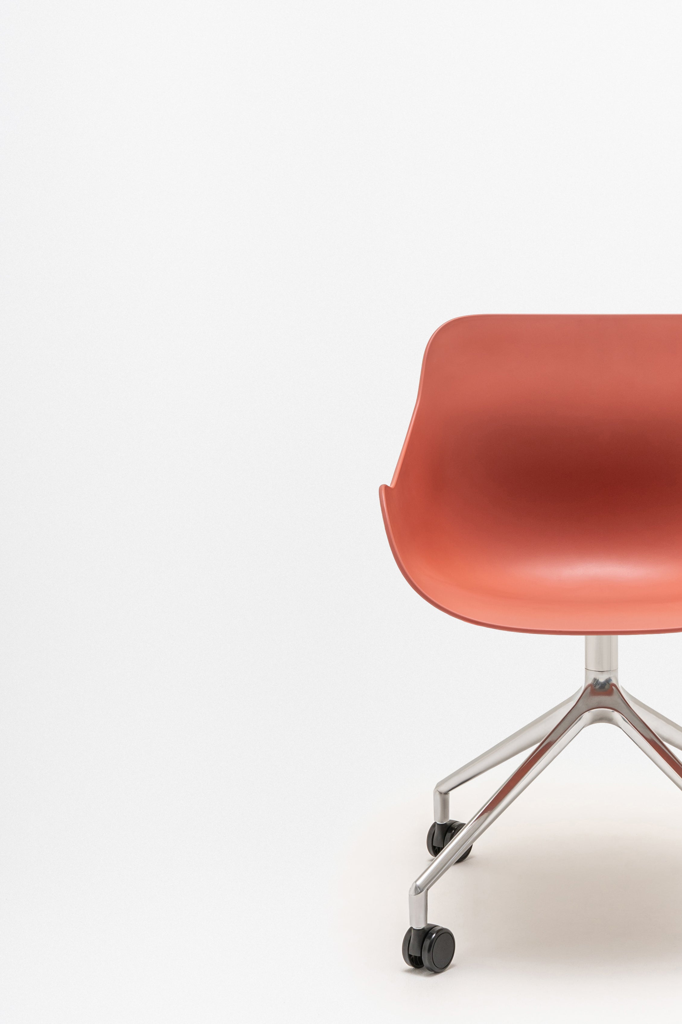 Draaistoel BALTIC BASIC gepolijst aluminium