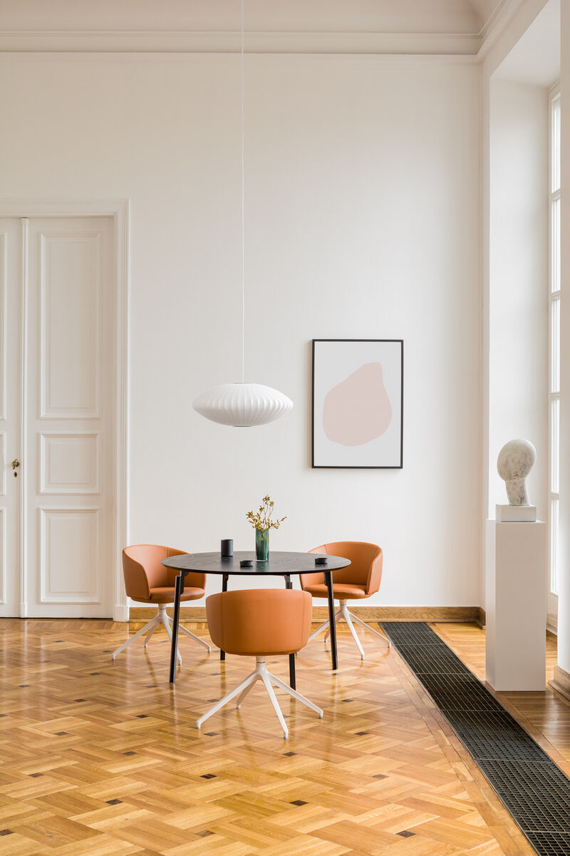 Krzesło obrotowe GRACE aluminiowa podstawa - kolor do wyboru [Milena] MDD    Eye on Design