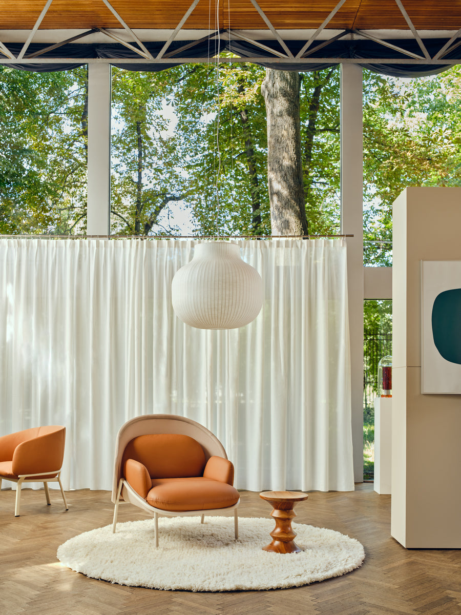 Fotel z niskim oparciem MESH beżowy