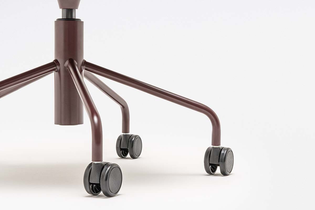 Krzesło z zagłówkiem NEW SCHOOL regulowana podstawa jasny szary [Milena] MDD    Eye on Design