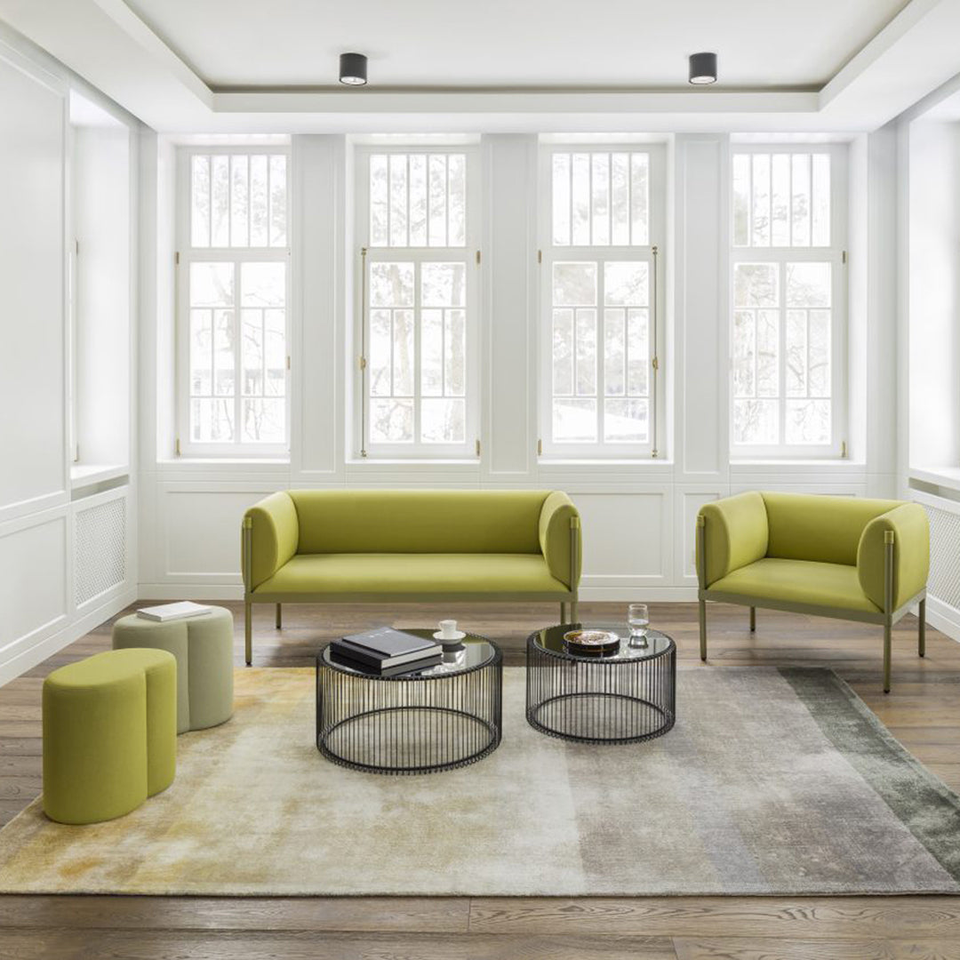 Sofa 3-osobowa niska STILT tapicerowana