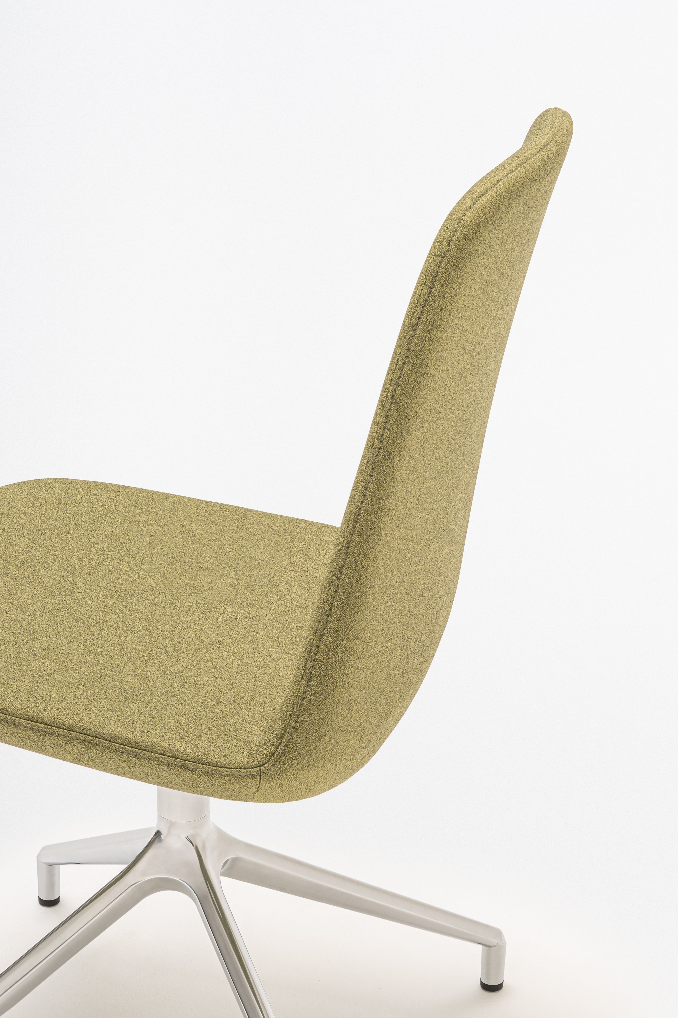 Krzesło obrotowe ULTI aluminium polerowane