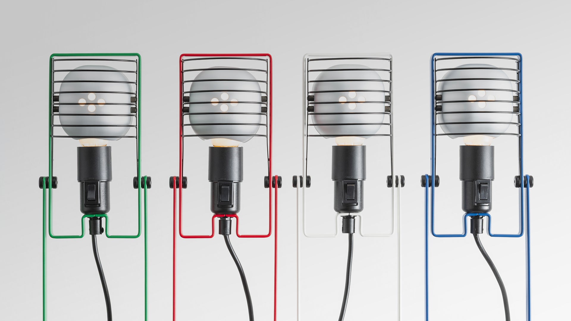 Verstellbare Schreibtischlampe SINTESI blau