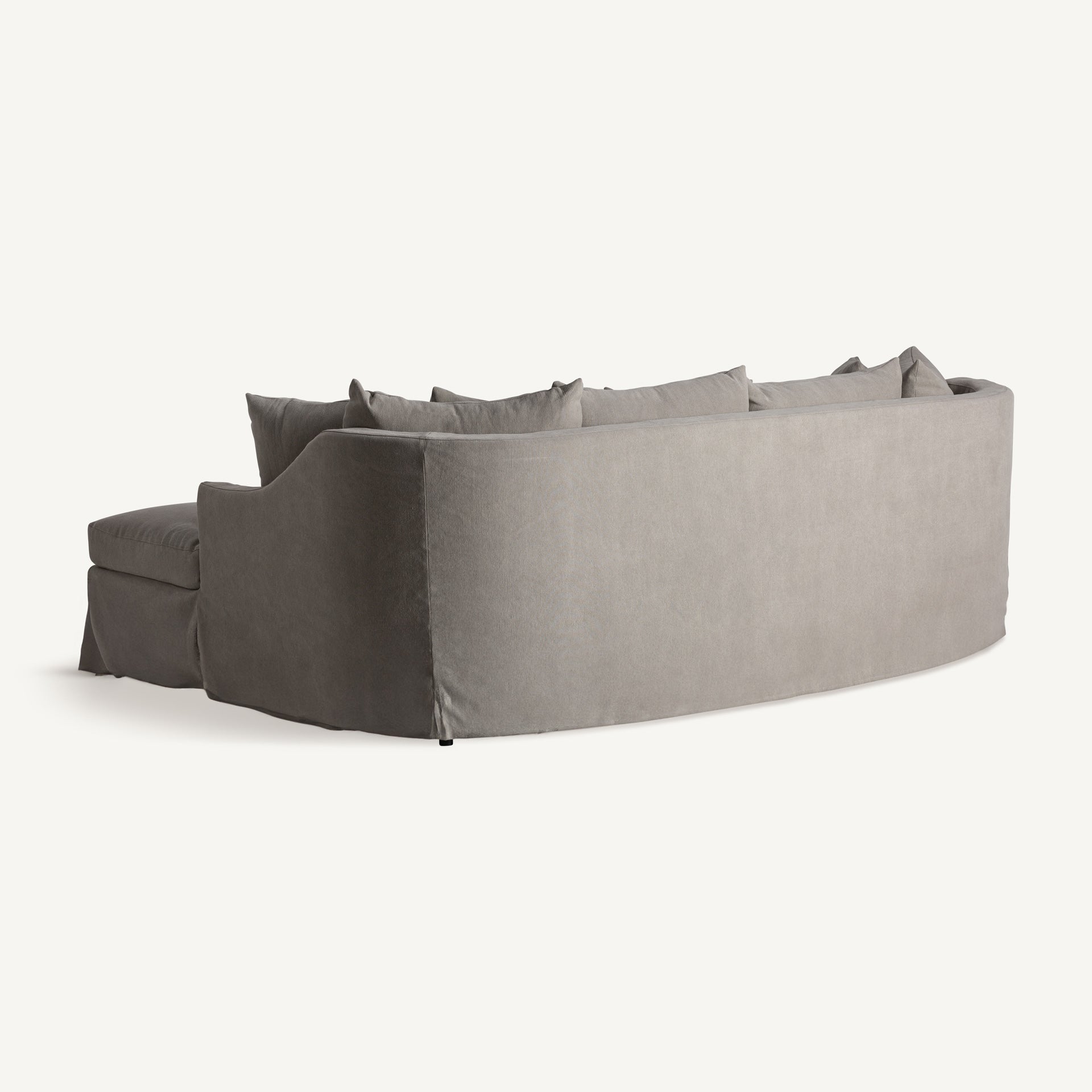 Sofa met slaapfunctie CORBUN grijs