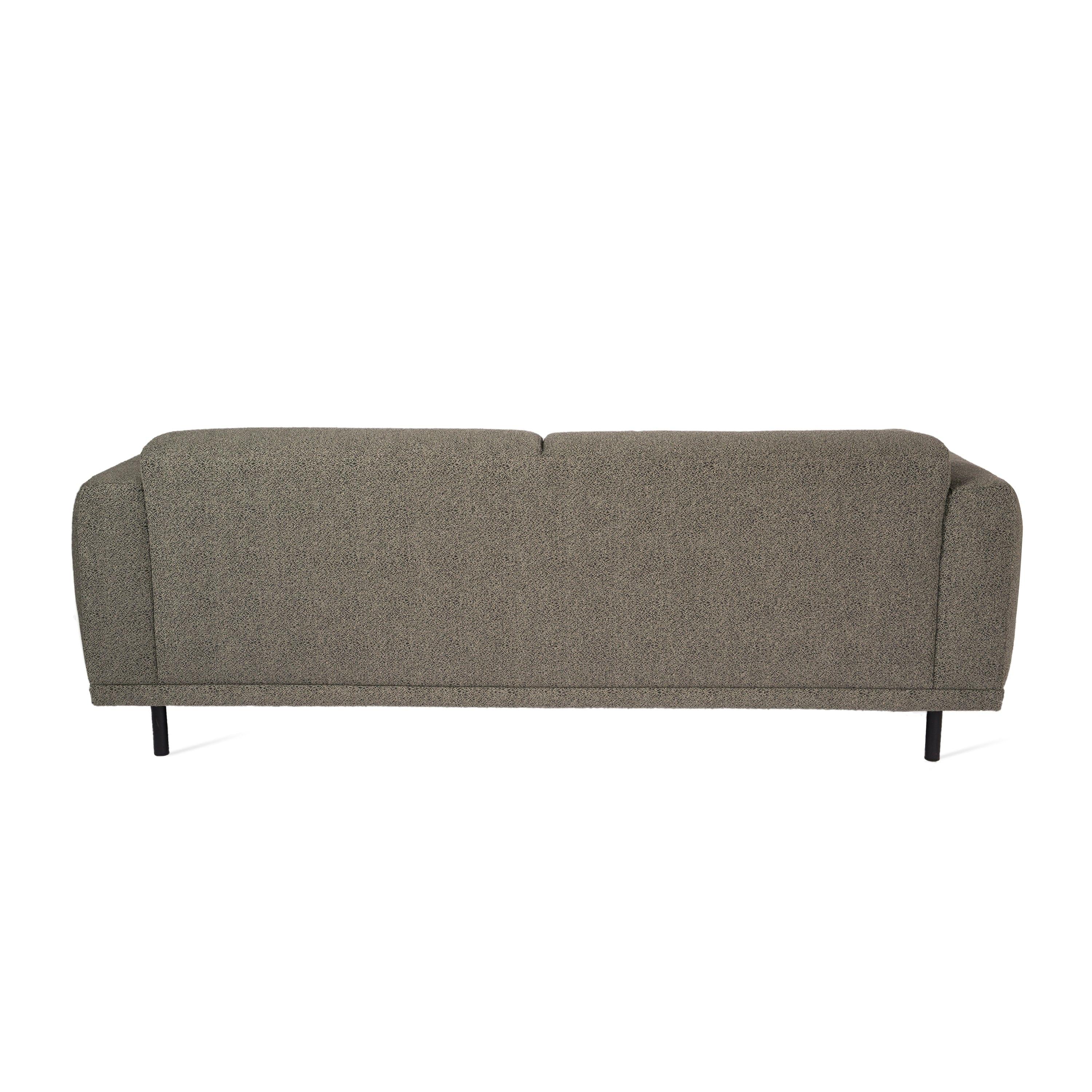 Sofa w tkaninie boucle 2-osobowa TEDDY oliwkowy Pols Potten    Eye on Design