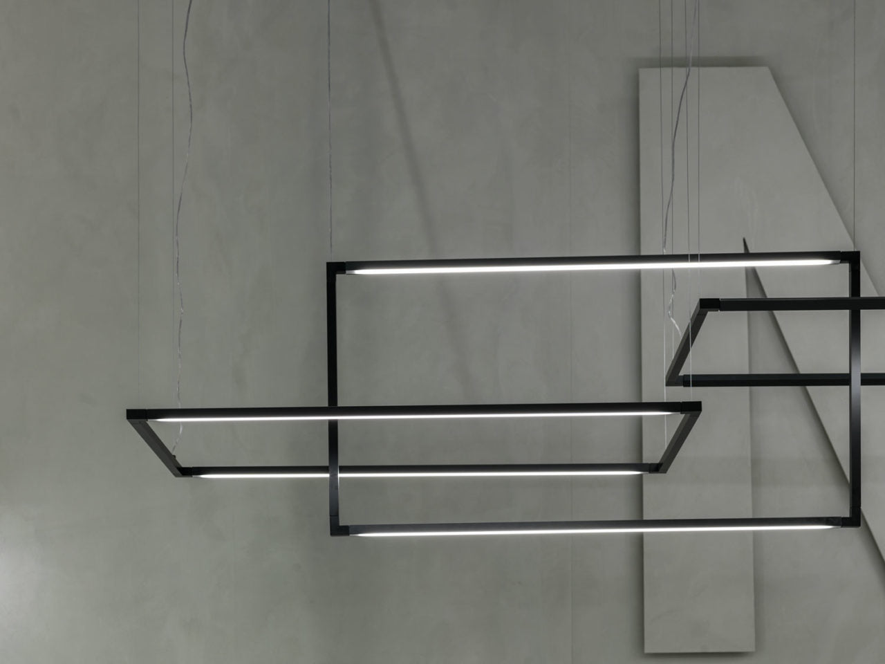Hanglamp SPIGOLO HORIZONTAAL aluminium