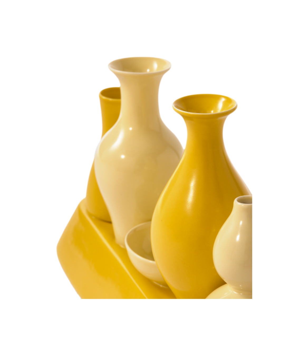 SHANGHAI vase yellow