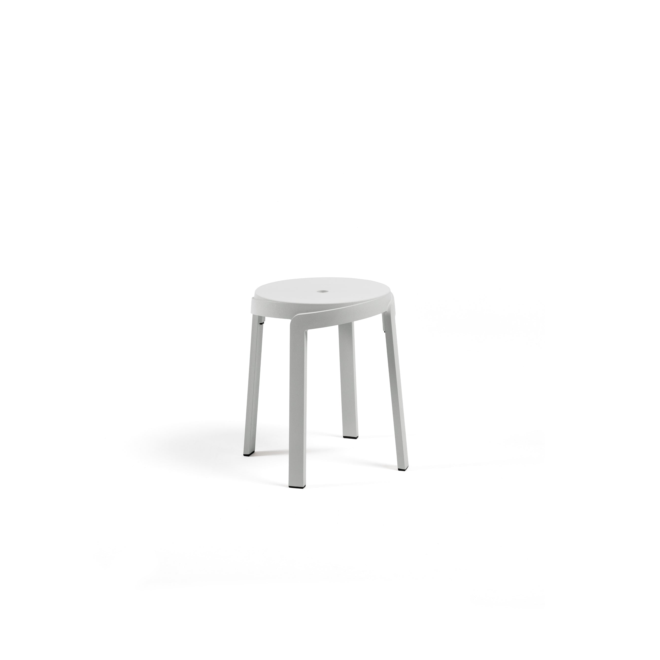 Hocker für den Außenbereich STACK kreidefarben