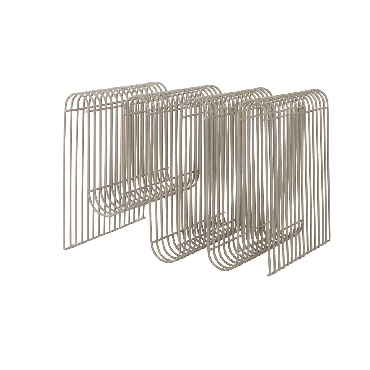 Stojak na czasopisma CURVA taupe AYTM    Eye on Design