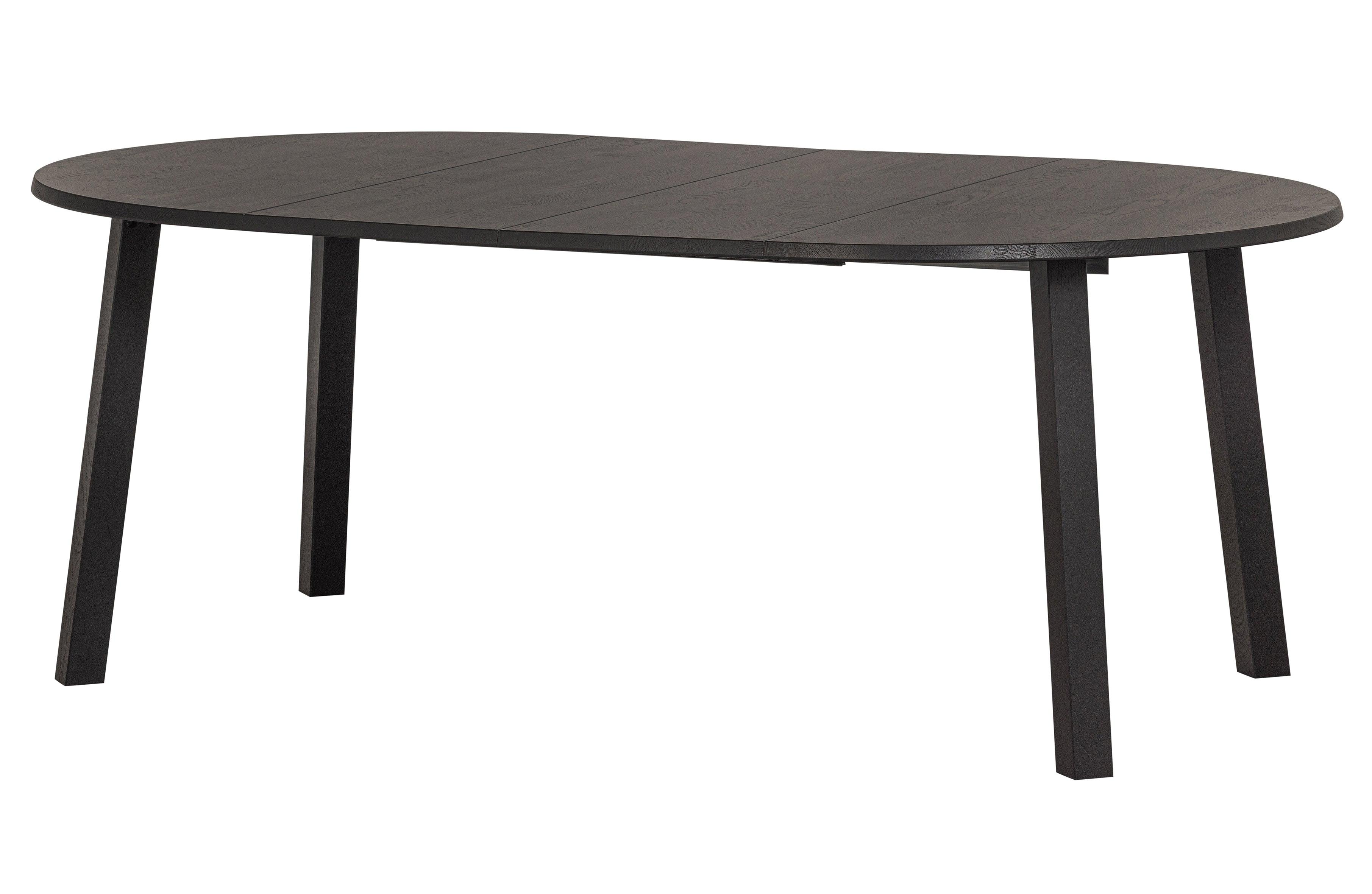 Stół okrągły rozkładany LANGE czarny dąb Woood Exclusive    Eye on Design