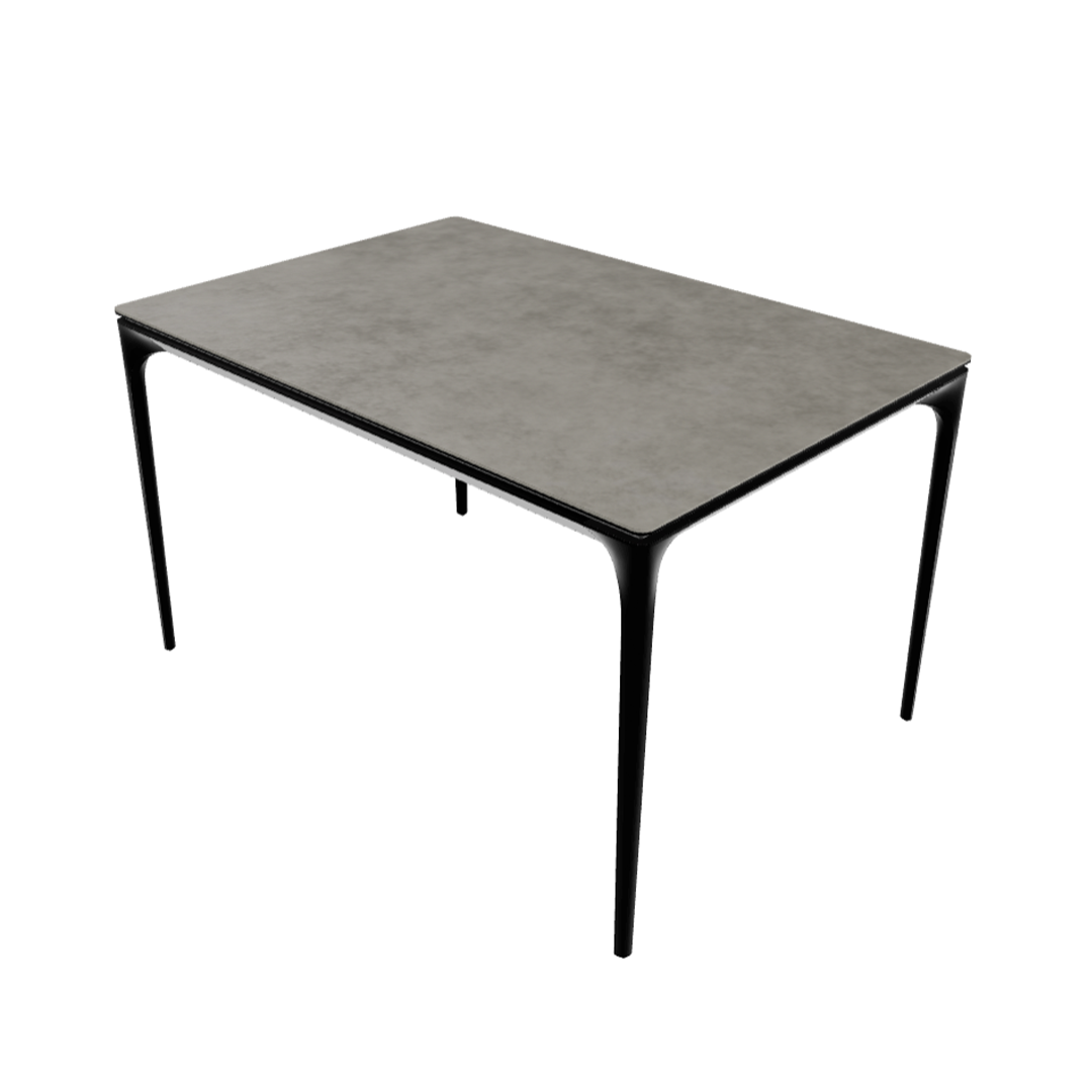 Stół rozkładany SILHOUETTE jasnoszara ceramika