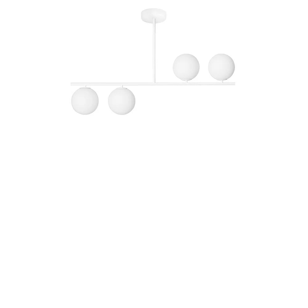 Witte tweepunts plafondlamp SUGURI