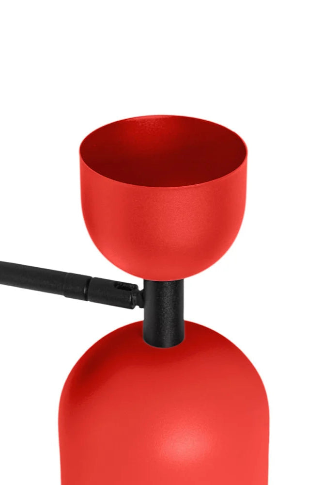 Wandlamp SUPURU rood-oranje