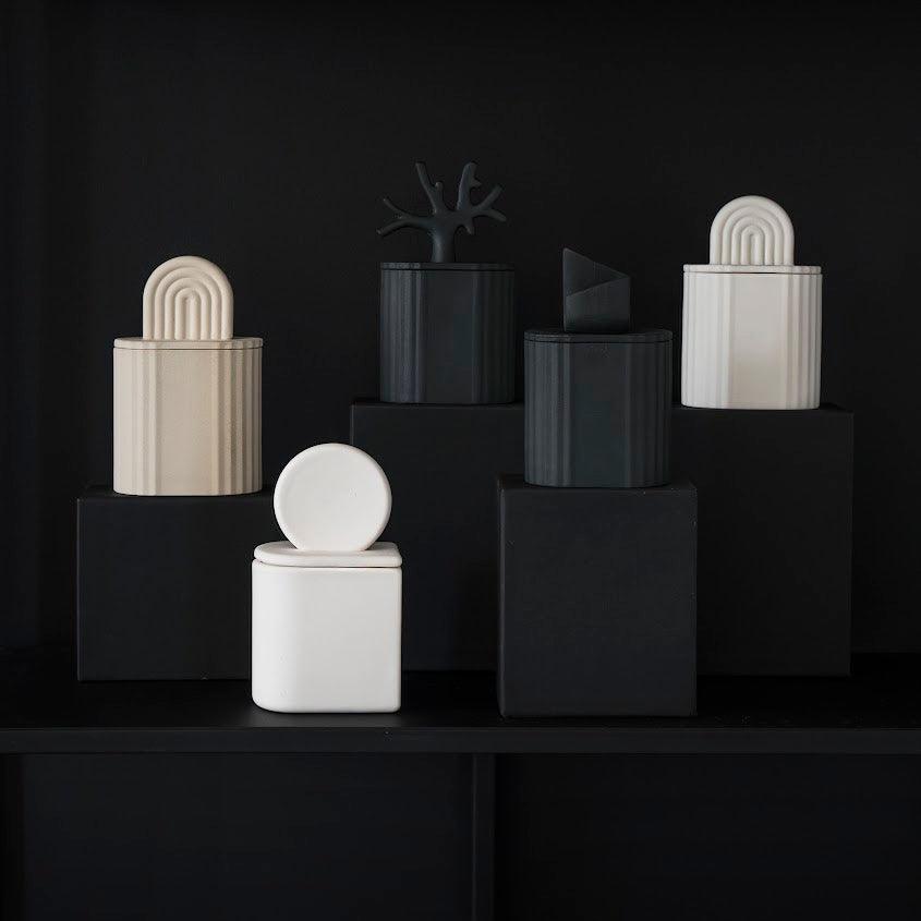 Świeca zapachowa KI czarny – Kyuka Design