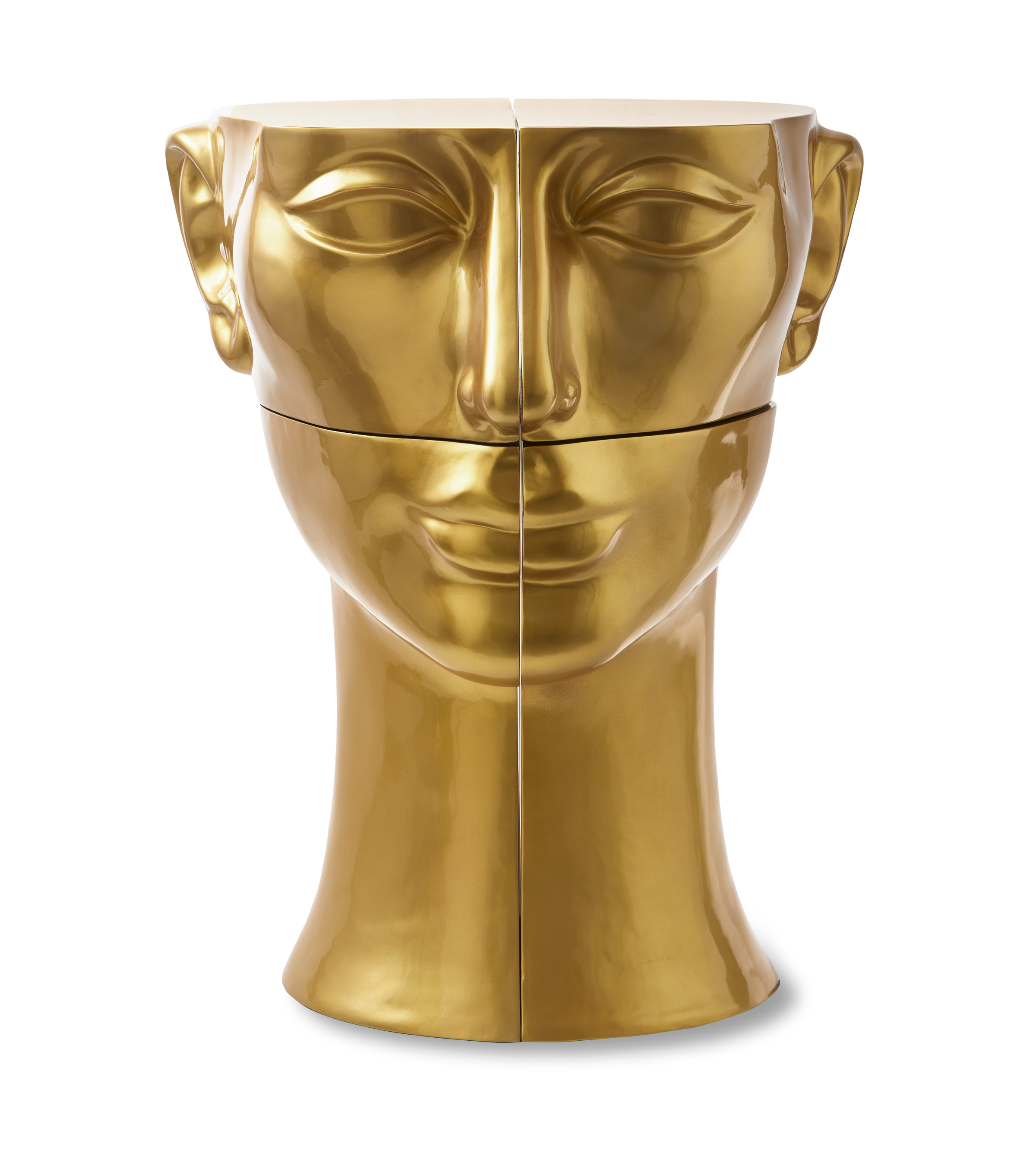 Modularer Couchtisch HEAD in Gold