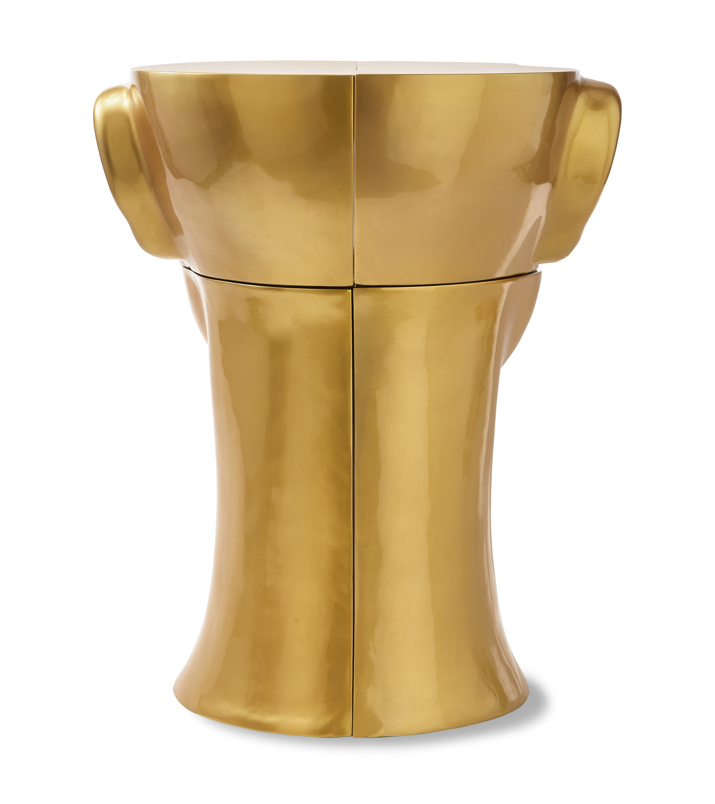 Modularer Couchtisch HEAD in Gold