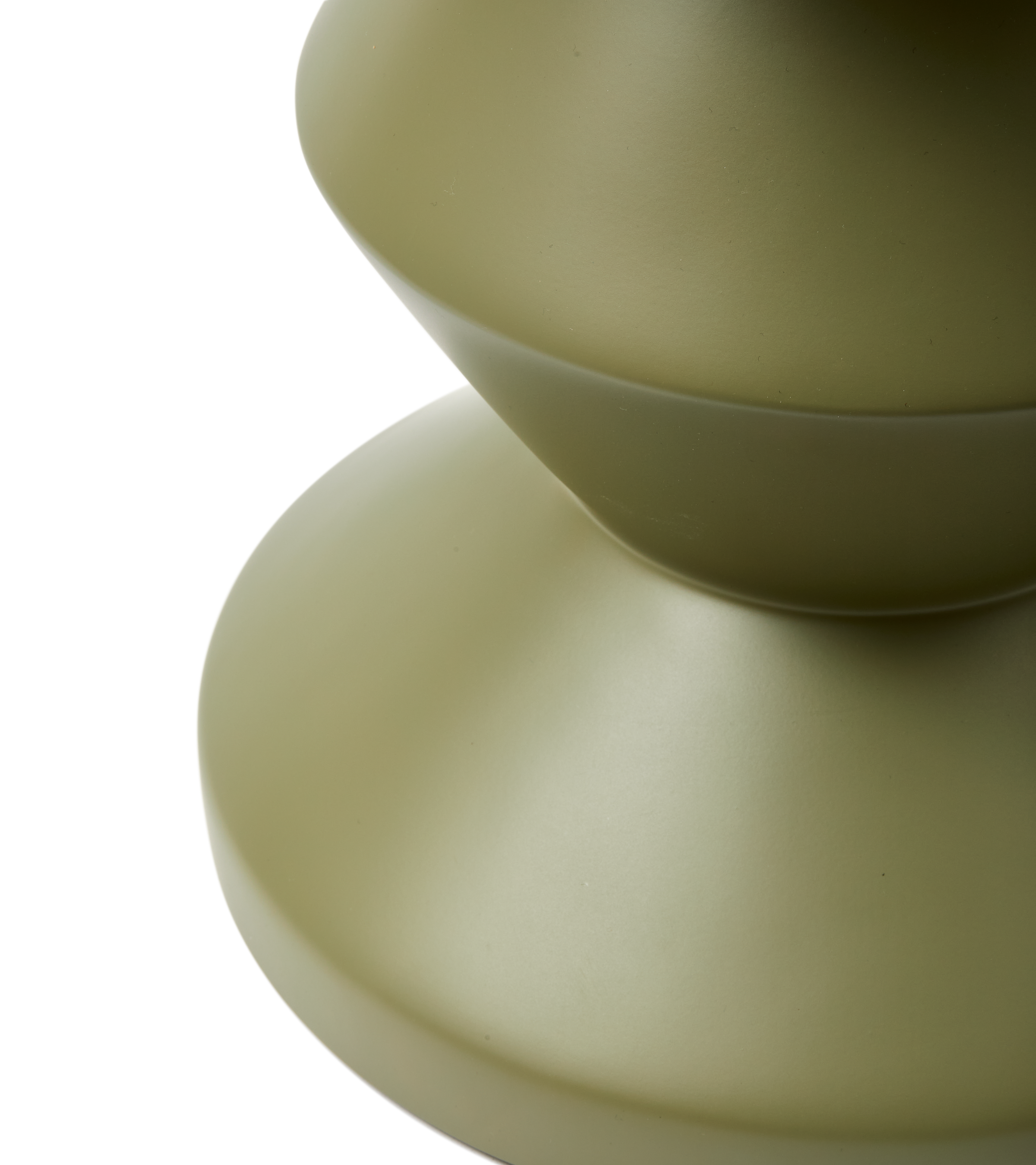 Buitenkruk ZIG ZAG MATT olijfgroen