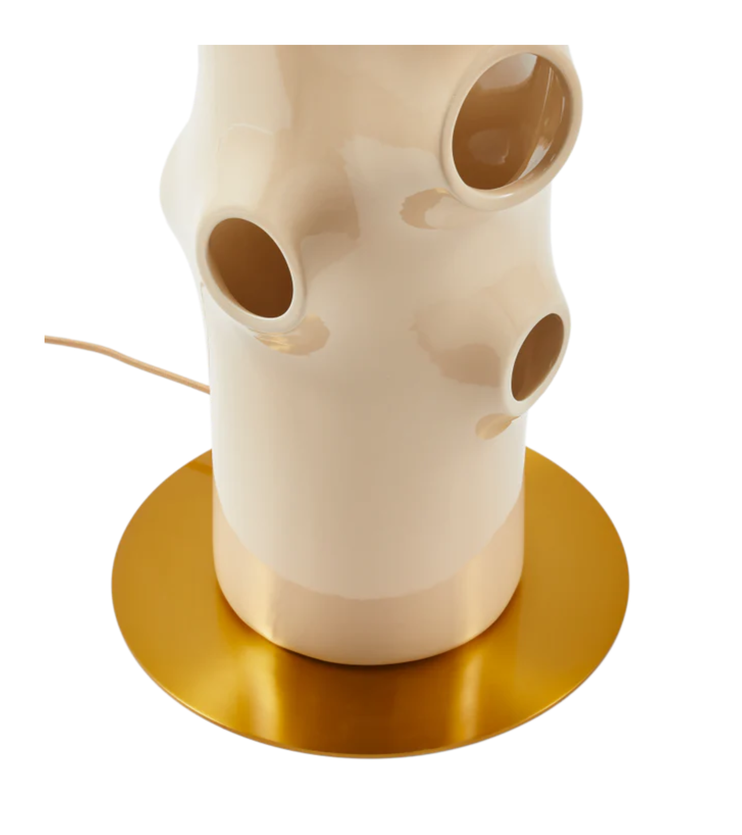 Stehleuchte BULLE beige