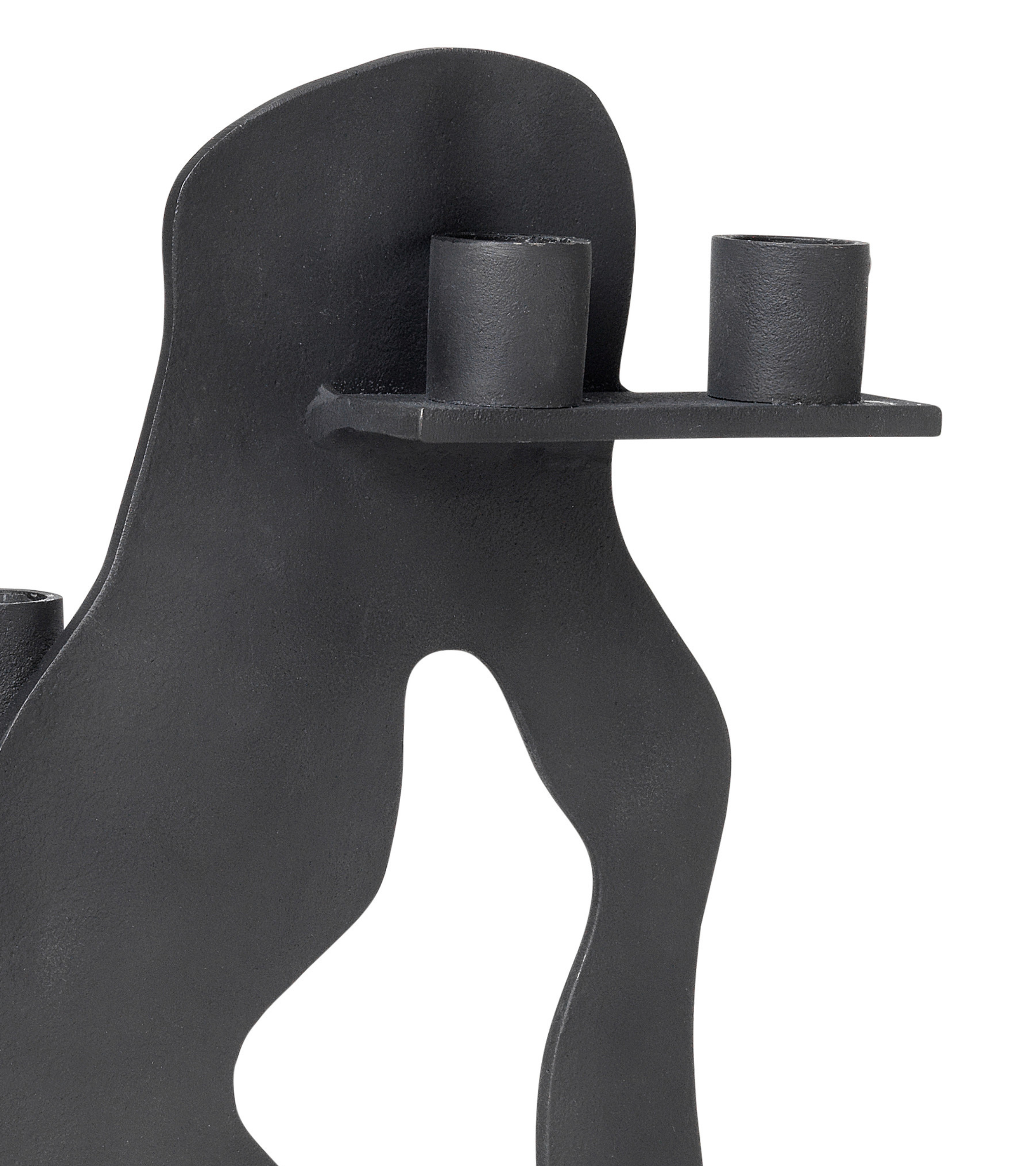 Zwarte ERODE kaarsenhouder