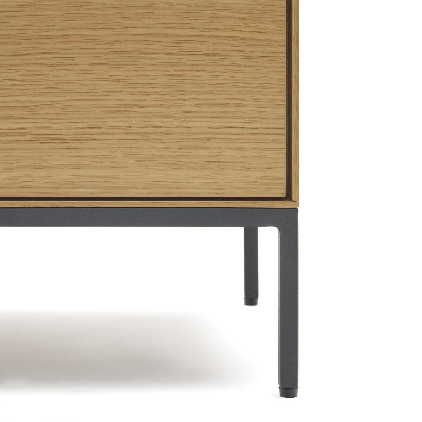 Szafka RTV wysoka VEDRANA fornir dębowy La Forma    Eye on Design