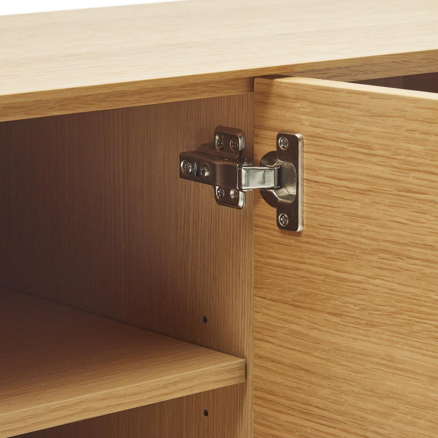 Szafka RTV wysoka VEDRANA fornir dębowy La Forma    Eye on Design