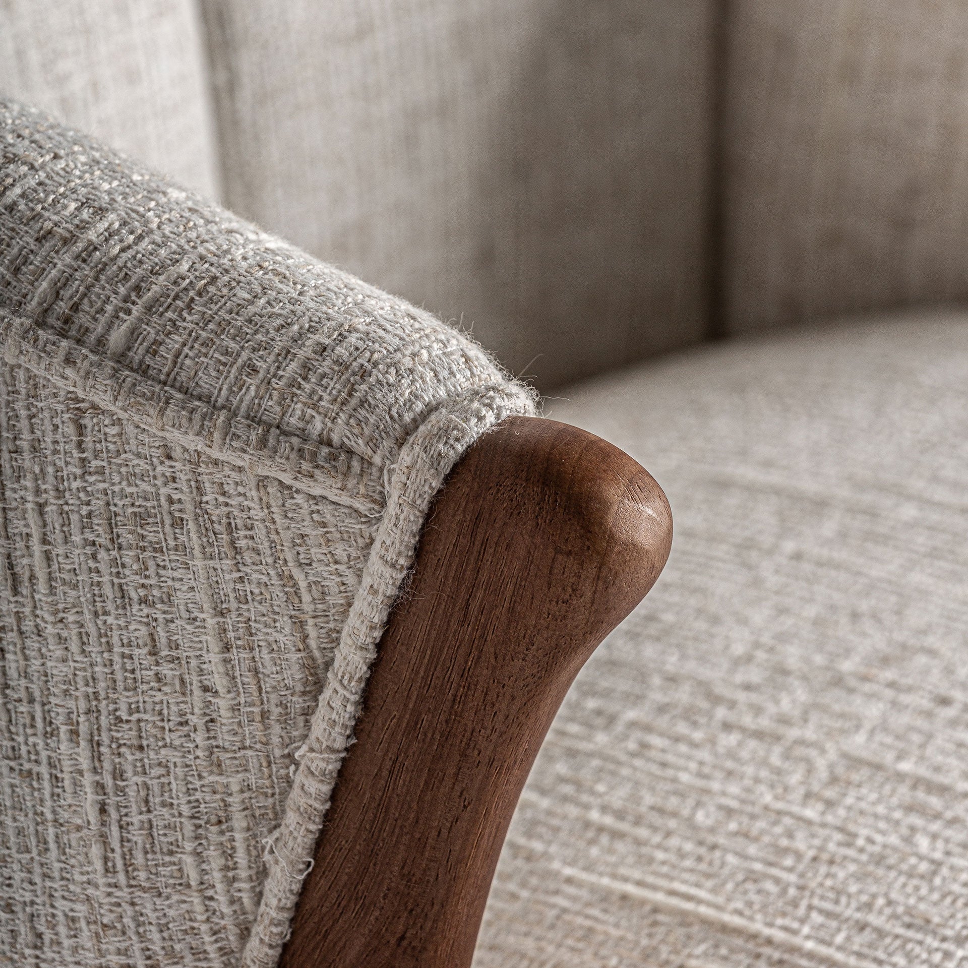 Barhocker DOUZE beige mit Gummibasis