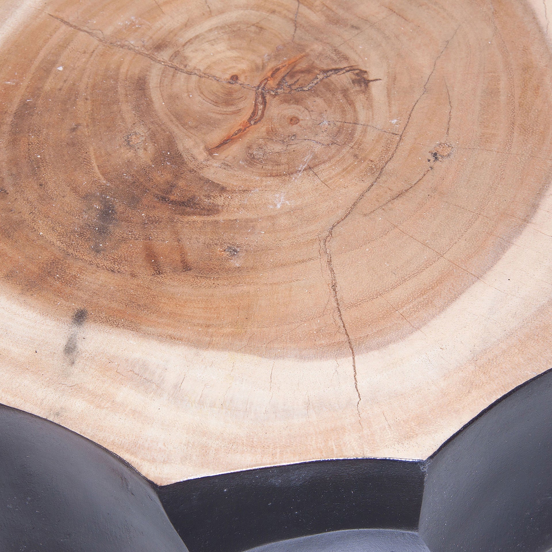 LESOTO Side Table Black Suar Wood