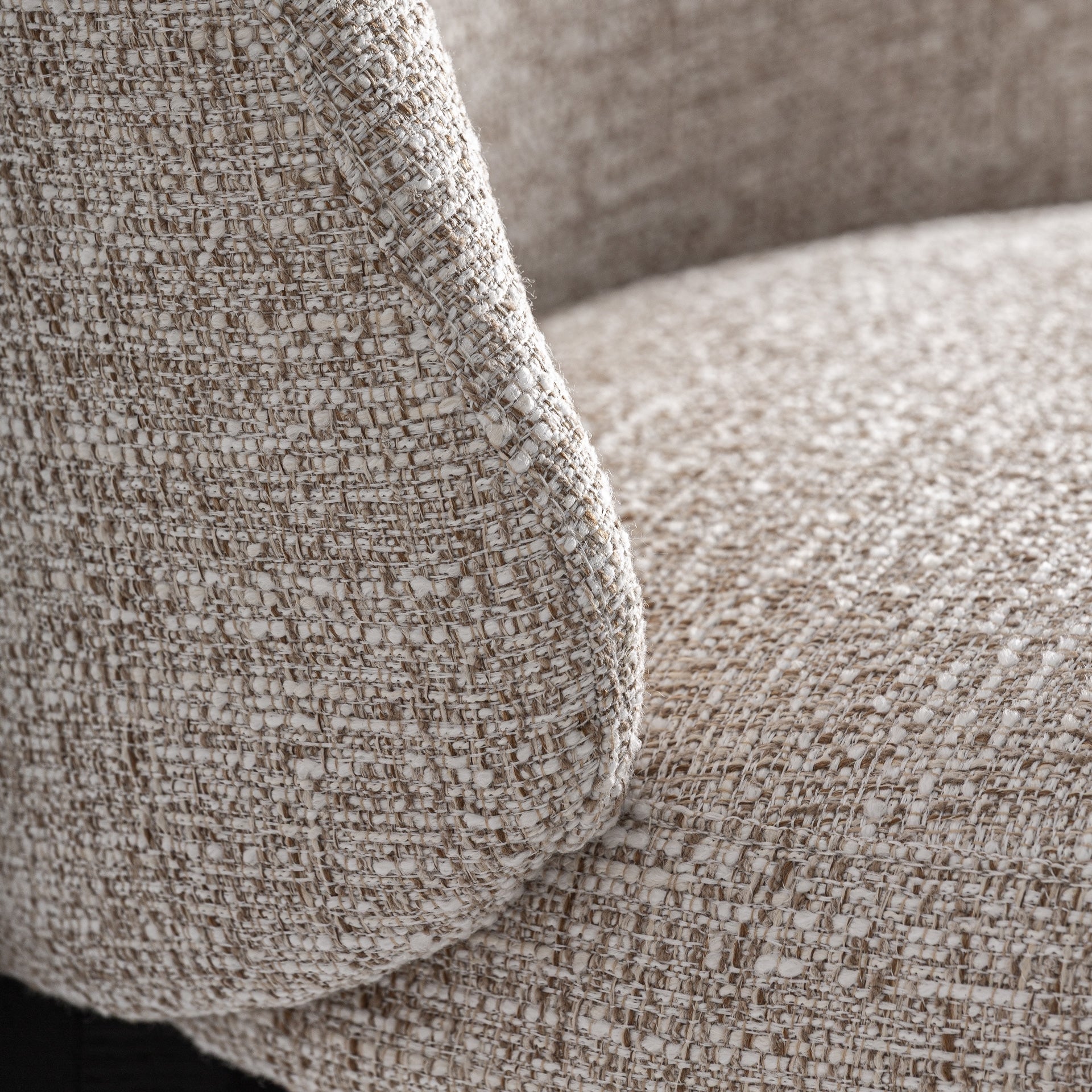 Barkruk SIRIUS beige met zwarte essenhouten basis