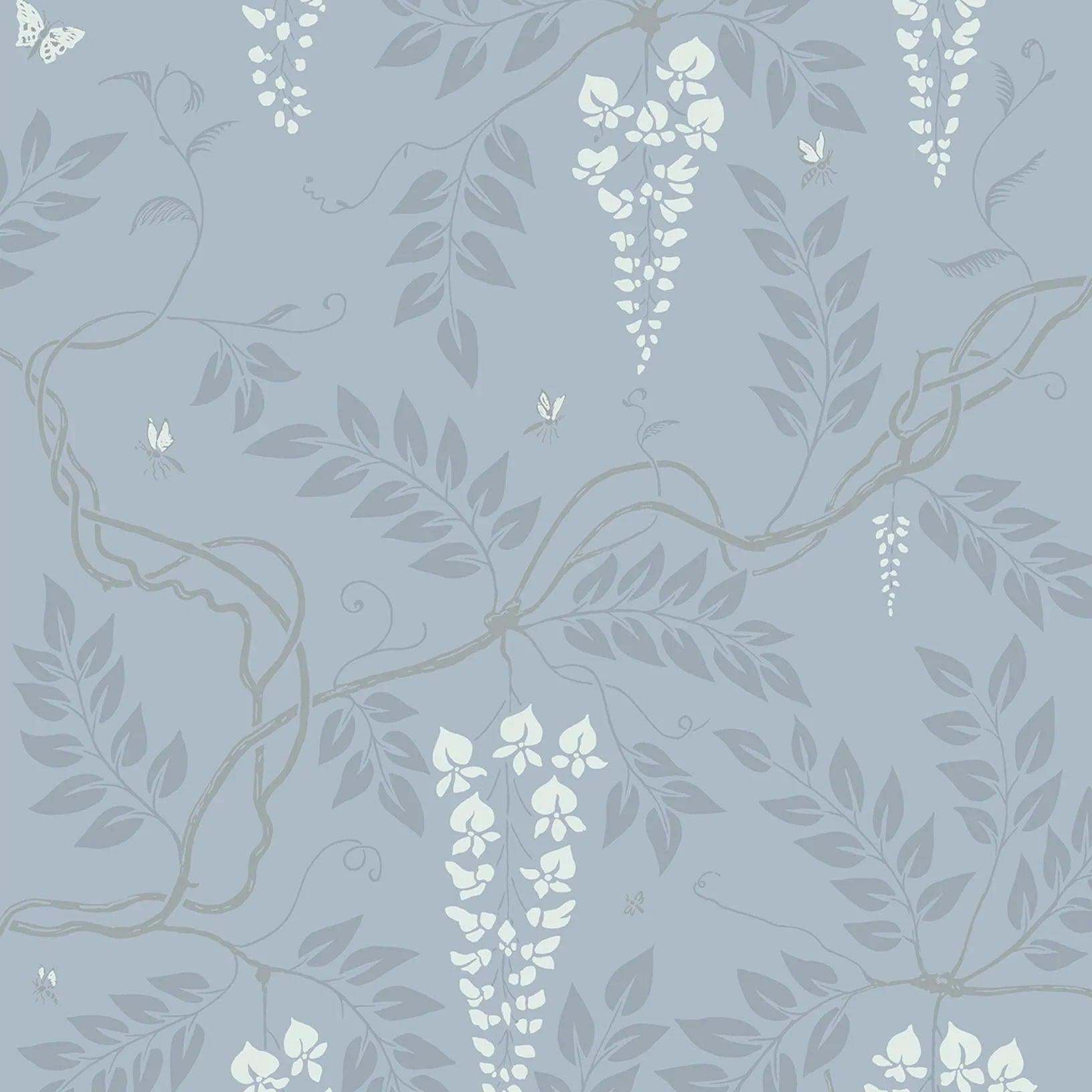 Tapeta ARCHIVE ANTHOLOGY - Egerton srebrny błękit Cole & Son    Eye on Design