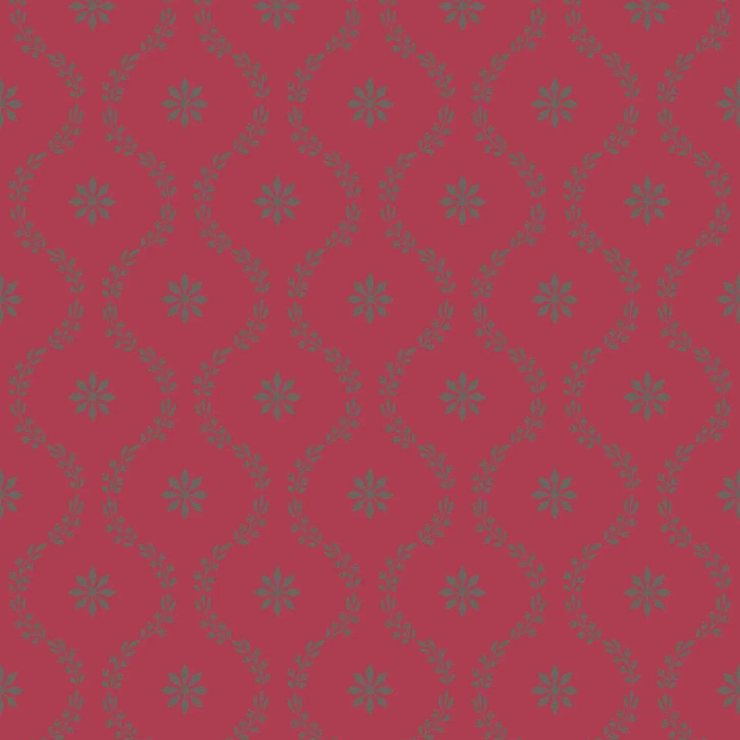 Tapeta ARCHIVE TRADITIONAL - Clandon metaliczna cyna na czerwieni Cole & Son Default Title   Eye on Design