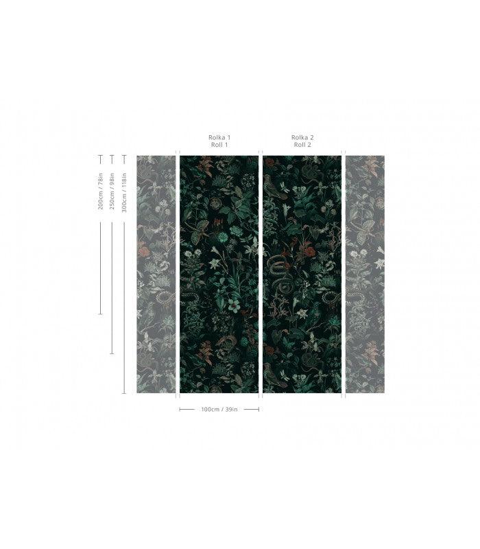 Tapeta Botanic Green Wallcolors    Eye on Design