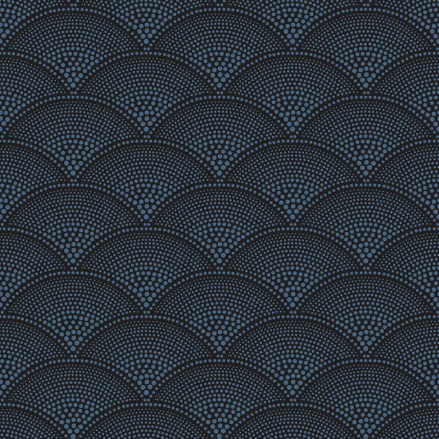 Tapeta CONTEMPORARY COLLECTION - Feather Fan metaliczny granat Cole & Son Metaliczny chaber na tuszu   Eye on Design