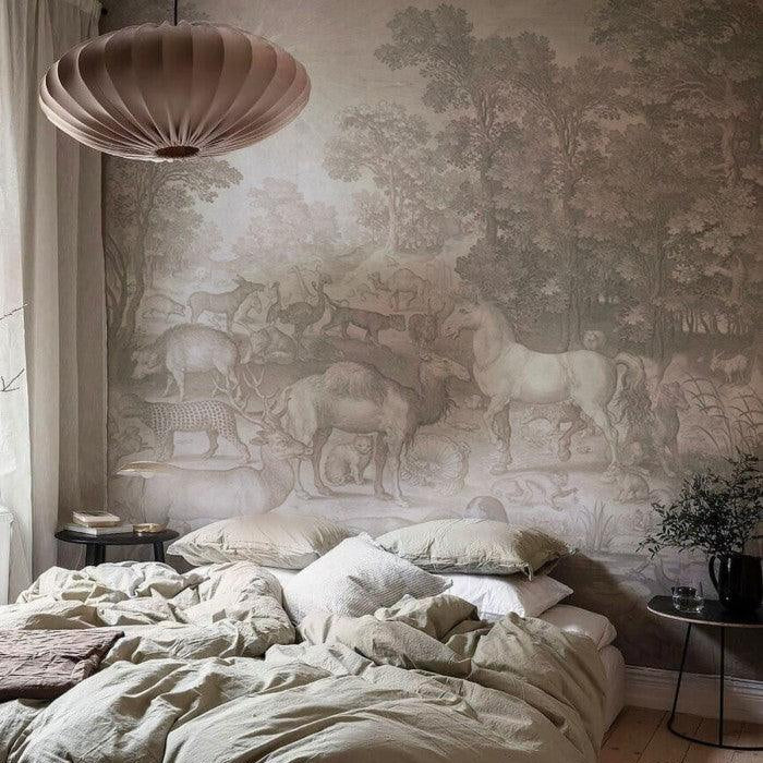 Tapeta Fauna Fresco Beige Wallcolors    Eye on Design
