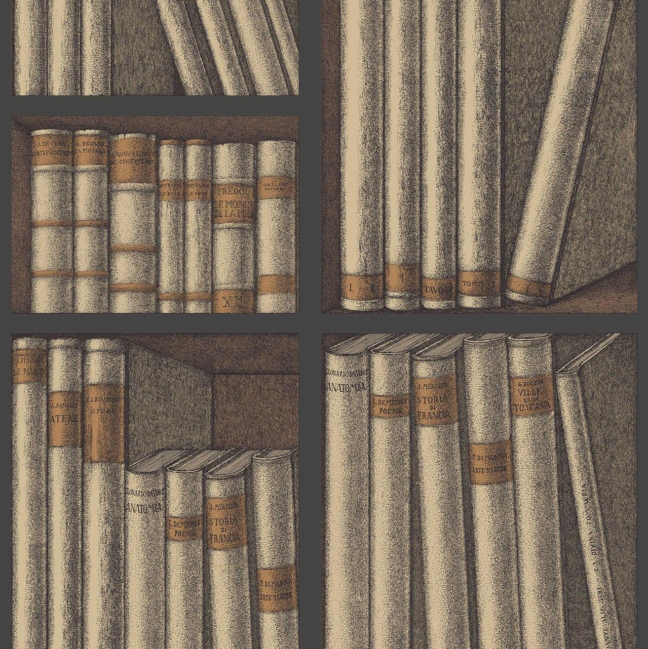 Tapeta FORNASETTI - Ex Libris beżowy Cole & Son    Eye on Design