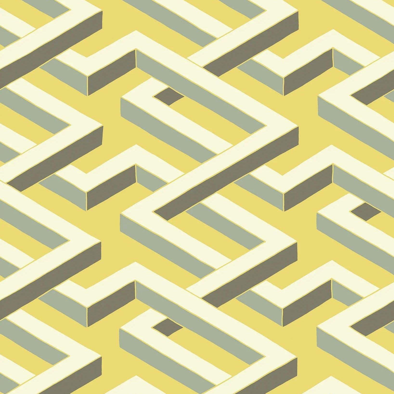 Tapeta GEOMETRIC II - Luxor cytrynowy Cole & Son Default Title   Eye on Design