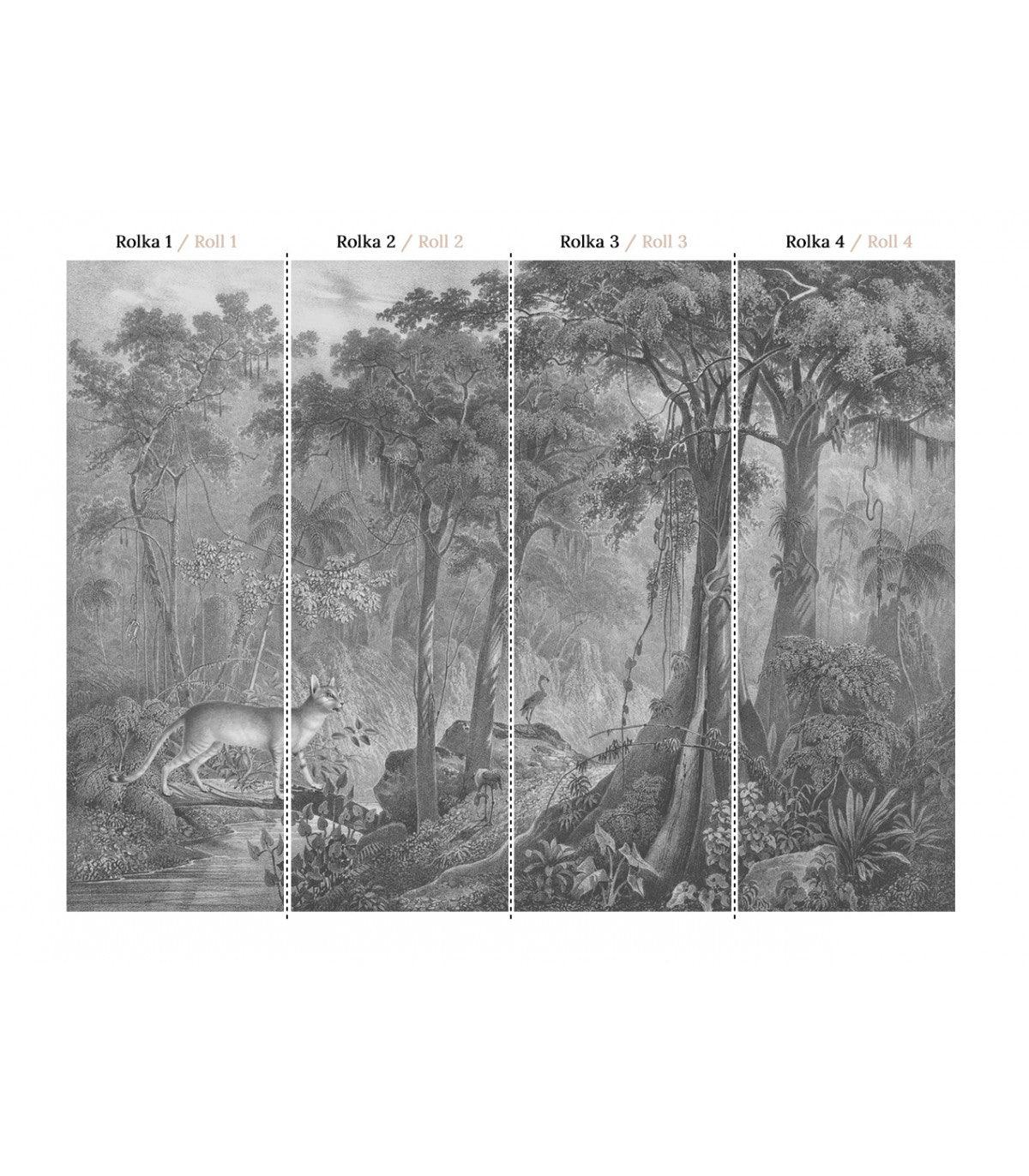 Tapeta JUNGLE CAT Wallcolors    Eye on Design