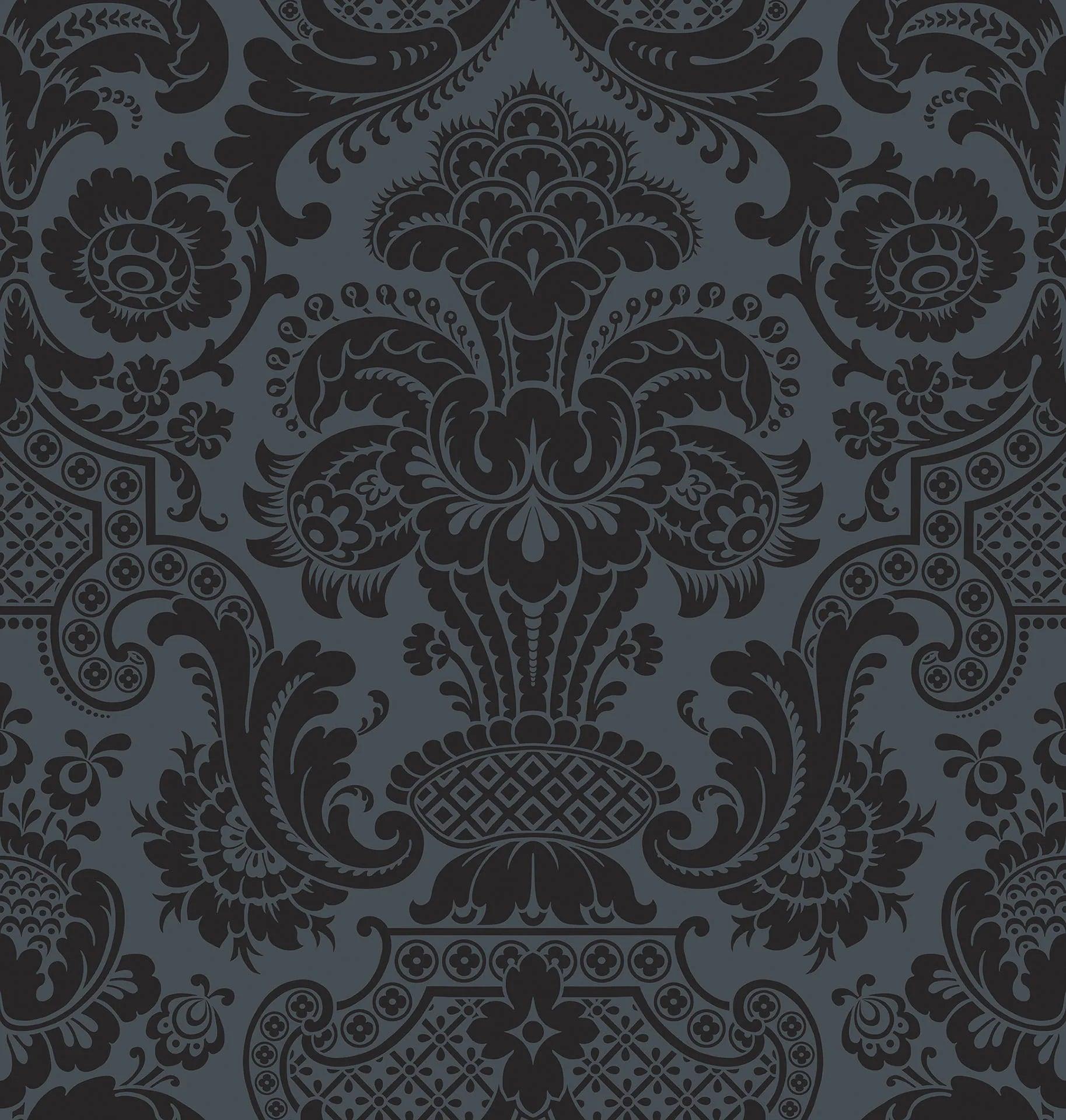 Tapeta MARIINSKY DAMASK - Petrouchka czarny Cole & Son    Eye on Design