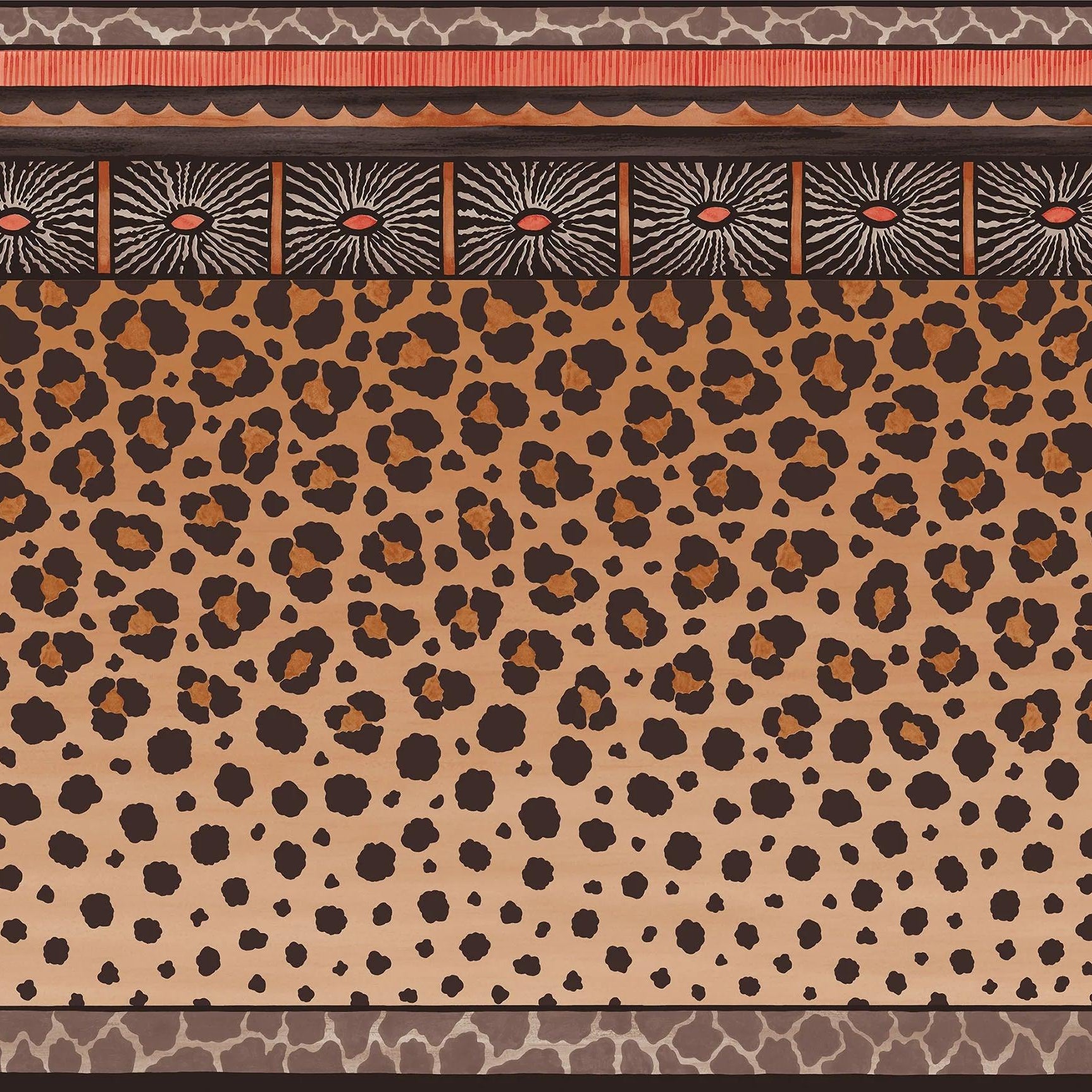Tapeta THE ARDMORE COLLECTION - Zulu Border terakota Cole & Son    Eye on Design