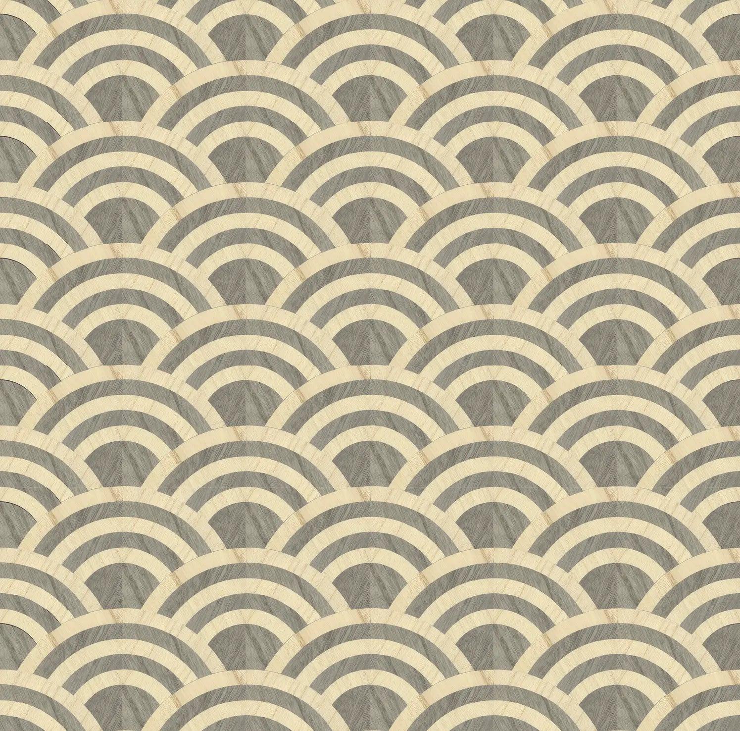 Tapeta z forniru drewnianego LUCKY O'S - BRICH & SILVER Arte    Eye on Design