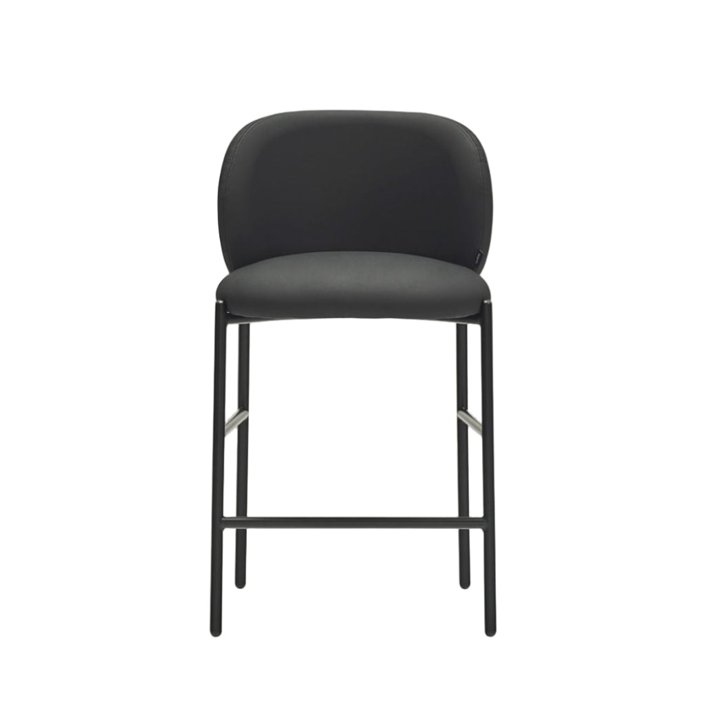 Barkruk MOGI zwarte ecologische leer