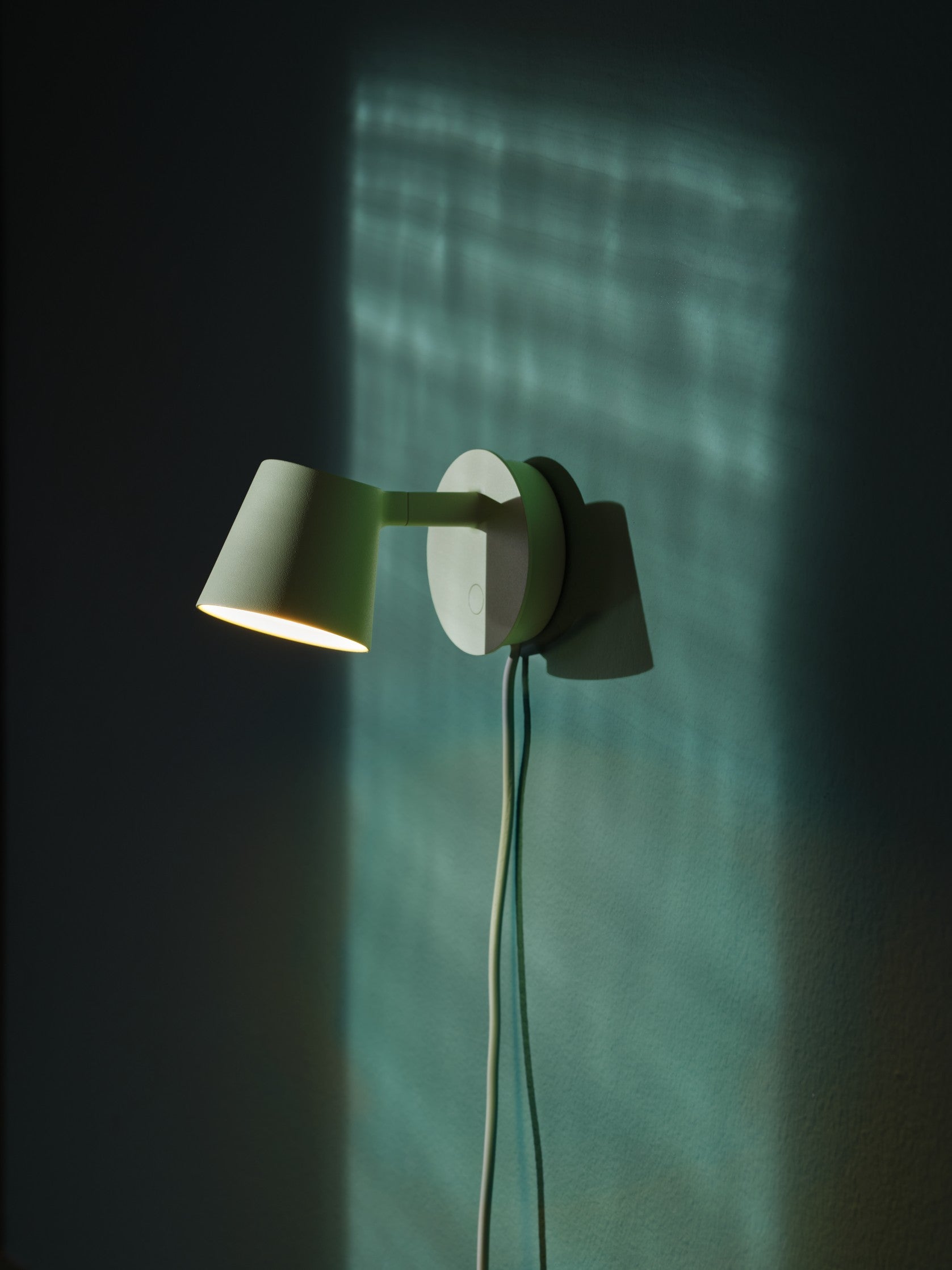 Verstelbare wandlamp TIP lichtgroen