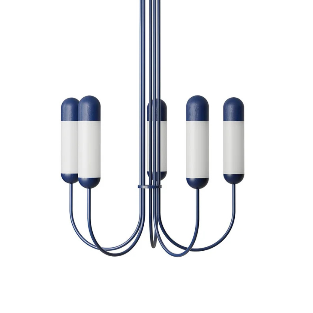 FUNSUI Kronleuchter marineblau