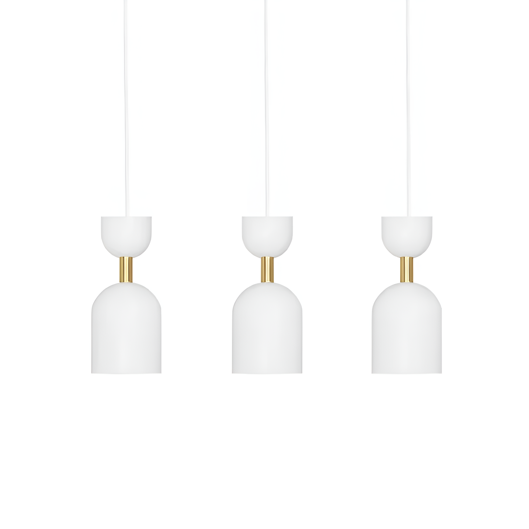 SUPURU 3L ceiling lamp white with brass