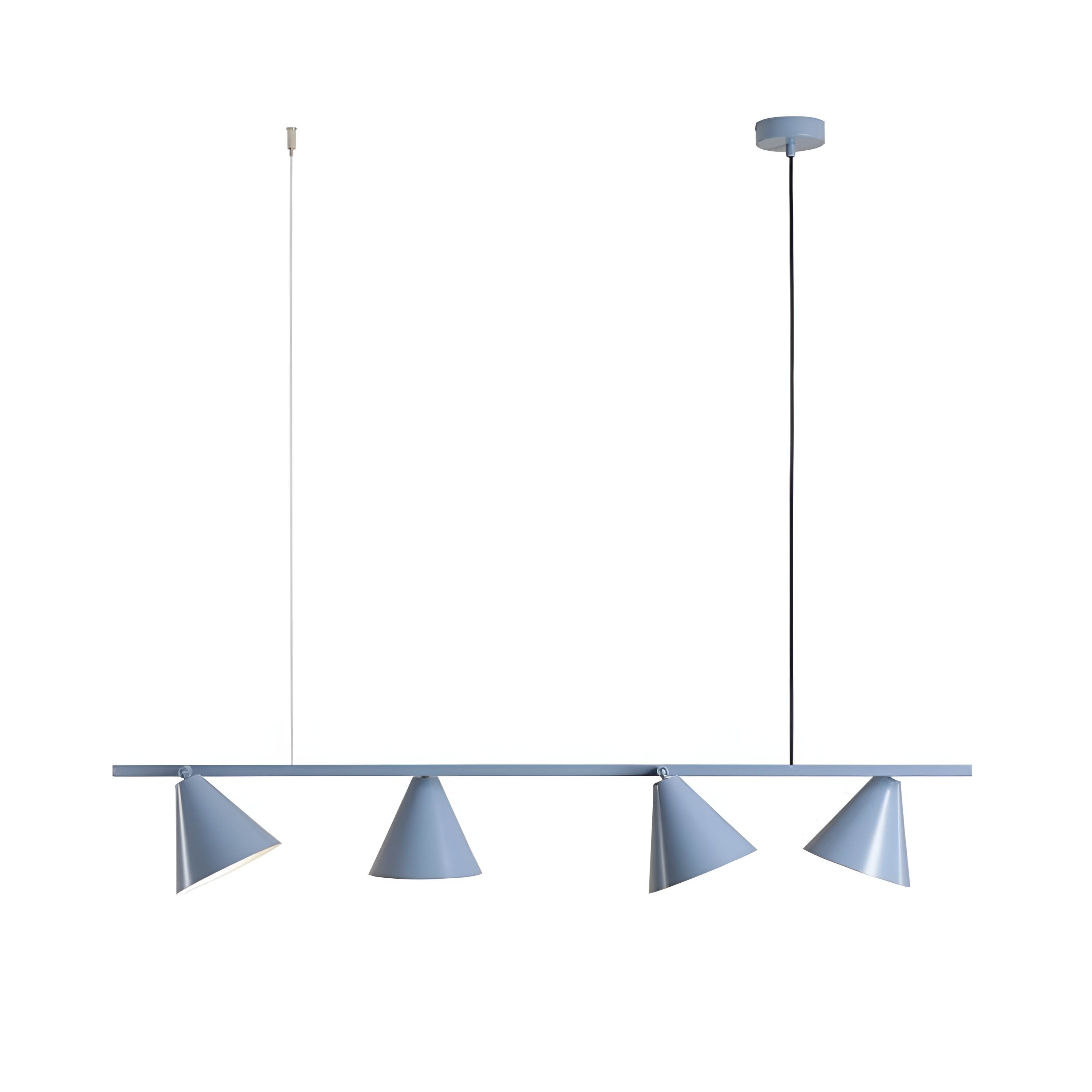FORM QUATRO blaue Hängelampe