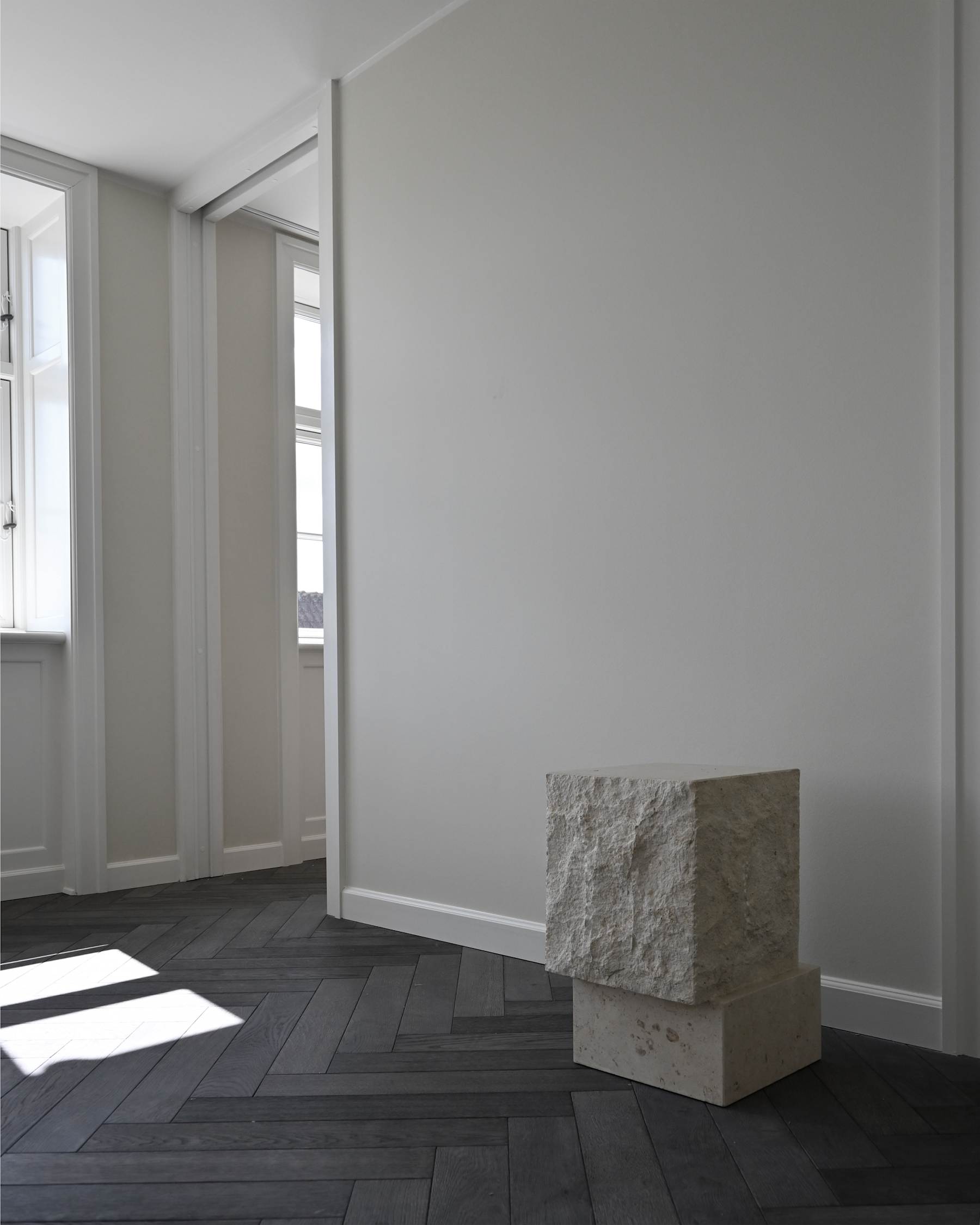 TEMPLE limestone coffee table